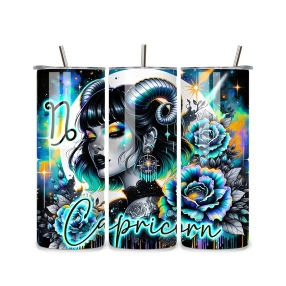 Capricorn Zodiac Sign 20oz Stainless Steel Tumbler